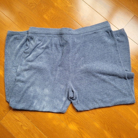 🍒NWT🍒 BAREFOOT DREAMS BLUE JOGGER PANTS - Picture 7 of 7